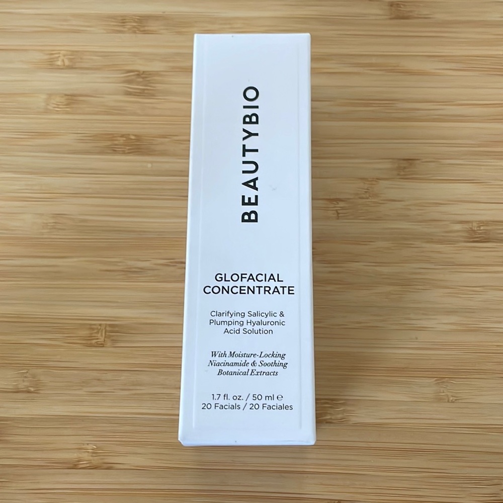 New unopened BeautyBio GLOfacial Concentrate